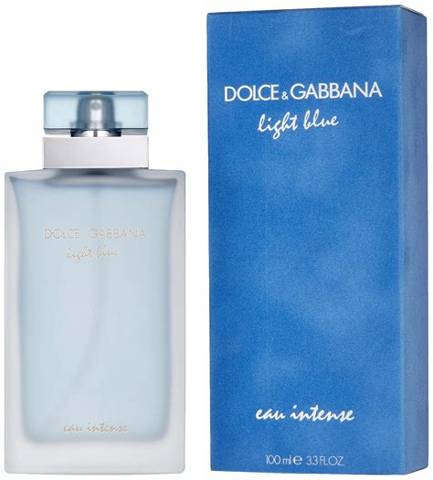 dolce gabbana light blue eau intense perfume|dolce and gabbana light blue intense women.